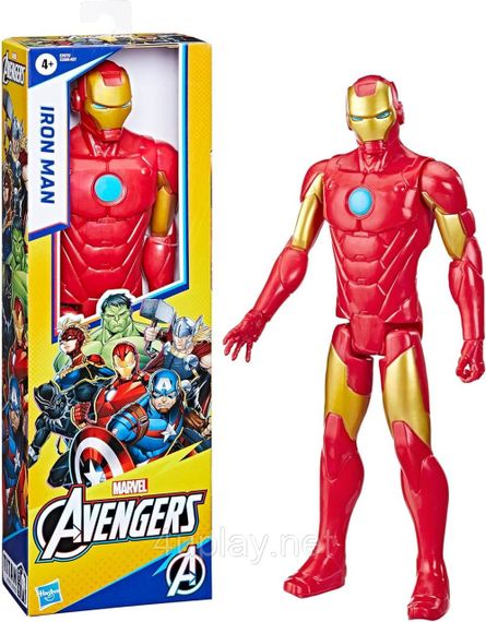 Ігрова фігурка Залізна людина 30 см Оригінал Marvel Titan Hero Iron Man 12” Action Figure