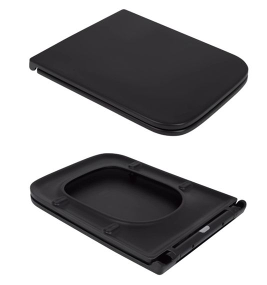 Унітаз підвісний Qtap Gemini Ultra Quiet, з сидінням Slim Duroplast/ Soft-close/ Quick Release QT2533076EUQMB | Зображення 6