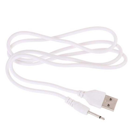 USB кабель для вібратора DC  2,5 мм. Зарядний кабель для секс-іграшок
