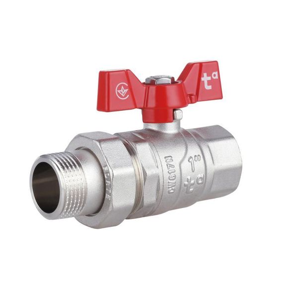 Кран кульовий "Американка" Thermo Alliance Forte 1" прямий SF220W25