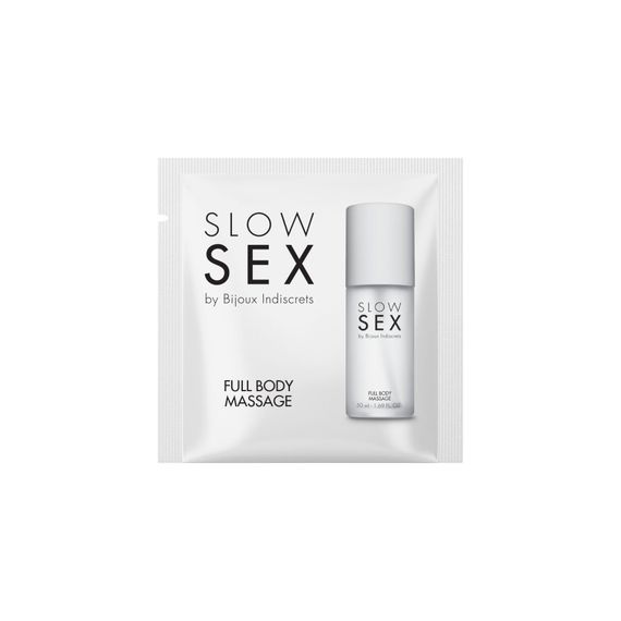 Пробник силиконового геля для массажа всего тела Bijoux Indiscrets Slow Sex Full body massage