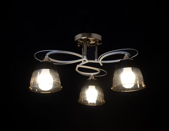 Люстра LK-727S/3 E27 WH+FG | Зображення 2