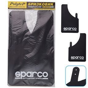 Бризковики "Sport Master" XL 230*375  SPARCO універсальні гумові (2 шт.)