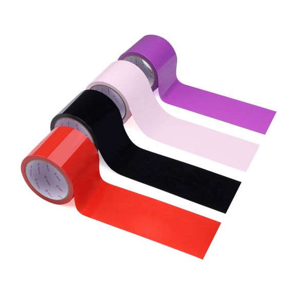 Скотч для бондажу LOCKINK SEVANDA Electrostatic Tape, червона, 16 м | Зображення 3