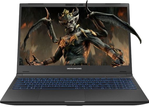 Ноутбук Dream Machines RG4060-15 15.6FHD IPS, Intel i7-13700H, 32GB, F1TB, NVD4060-8, DOS, чорний (RG4060-15UA27)