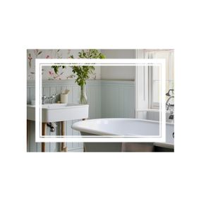 Дзеркало Qtap Cardinal (CA1) 800х600 з LED-підсвіткою Touch, з антизапотіванням, з димером, темп. кольору (3000-6500K) Reverse