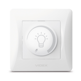 BINERA білий Вимикач диммерний 200W Videx