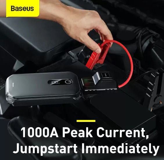 Пускозарядное устройство Baseus Car Jamp Starter Super Energy Pro 3in1 12V 12000mAh с функцией Павербанка | Зображення 1