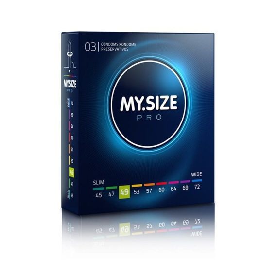 Презервативи ультратонкі латексні My.Size Small 49 мм (ціна за упаковку, 3 шт.) sexstyle