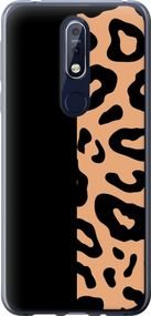 Чехол на Nokia 7.1 Пятна леопарда "4269u-1593-17620"