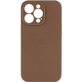 Чехол Silicone Case Full Camera Protective (AA) для Apple iPhone 16 Pro Max (6.9") Коричневый / Brown