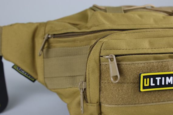 Поясна сумка ULTIMATUM RT-9000,Чоловіча  тактична нагрудна поясна сумка бананка Койот | Зображення 2