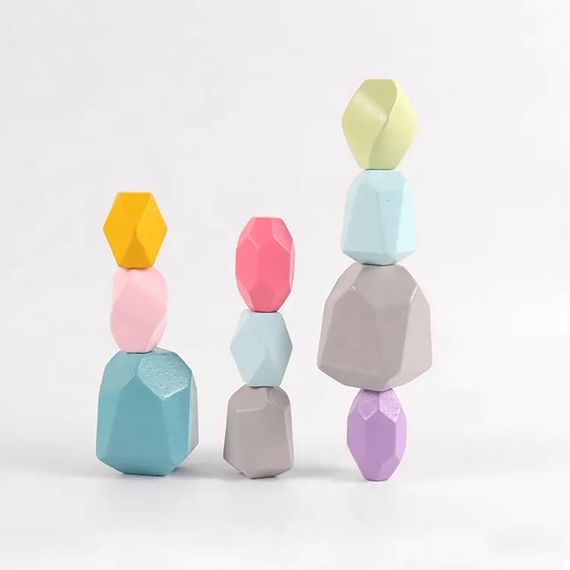 Розвиваючі іграшки Монтессорі - камінці балансири Тумі Іші