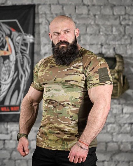 Тактична потоотводна футболка AXEL мультікам ВТ6731 | Зображення 6