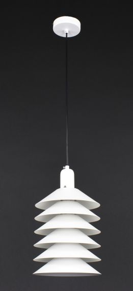 Люстра підвісна на 1 лампочку 27137 Білий 40-150х20х20 см.