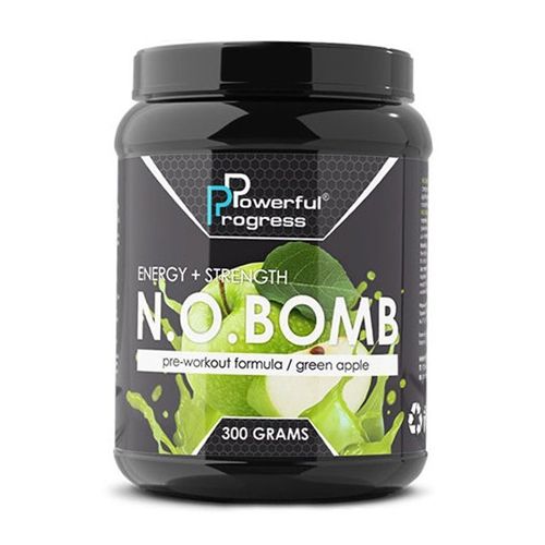 Комплекс до тренировки Powerful Progress N.O.BOMB 300 g /30 servings/ Apple