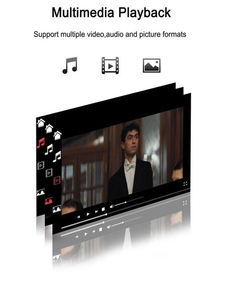 CarPlay, Універсальний 7-дюймовий автомобільний, мультимедійний відеоплеєр із задньою камерою, портативний монит | Зображення 7