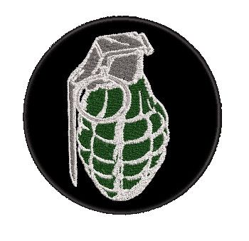 Шеврон граната (Вариант №6)