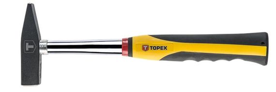 Молоток столярный TOPEX 500 г, металлическая рукоятка (02A715)