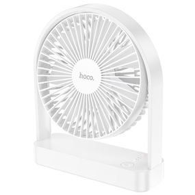 Настольный вентилятор Hoco HX65 ultra-thin desktop fan 2000 mAh White