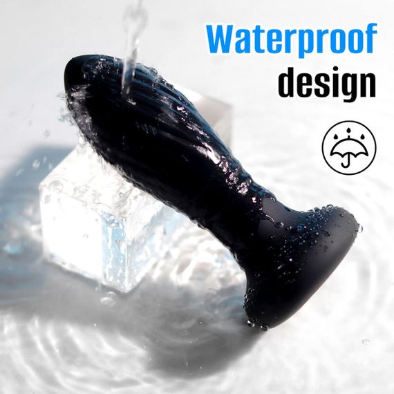 Анальная пробка - Thrusting Anal Plug Black sexstyle | Зображення 3