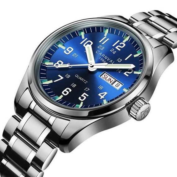 Годинники чоловічі Carnival Millenium у фір. шкіряній коробочці