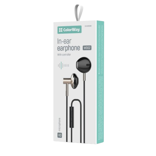 Навушники ColorWay Wired Earphone Blast 2 CW-WD02BK 3,5мм mini-jack чорний | Зображення 7