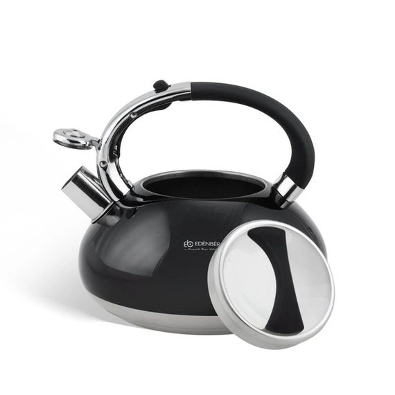 Чайник зі свистком Edenberg EB-2452-Black 3 л чорний | Зображення 4