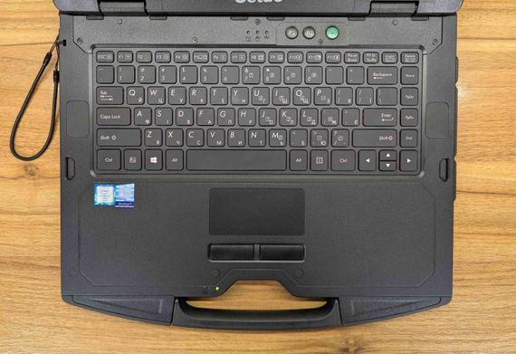 Защищенный ноутбук Getac S410 / 14" (1920x1080) IPS Touch / Intel Core i7-6600U (2 (4) ядра по 2.6 - 3.4 GHz) / 8 GB DDR4 / 256 GB SSD / nVidia GeForce GTX 950M, 2 GB GDDR5, 128-bit / Windows 10 б/у + Подарок Беспроводная мышь / USB | Зображення 3