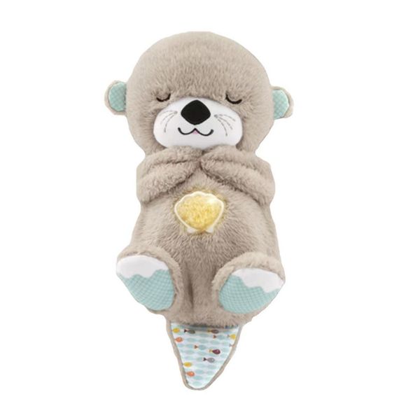 Плюшева іграшка - нічник Видрочка Soothe Snuggle Otter · Іграшка для дитини Казкові сни з музикою, підсвічуванням, диханням | Зображення 4