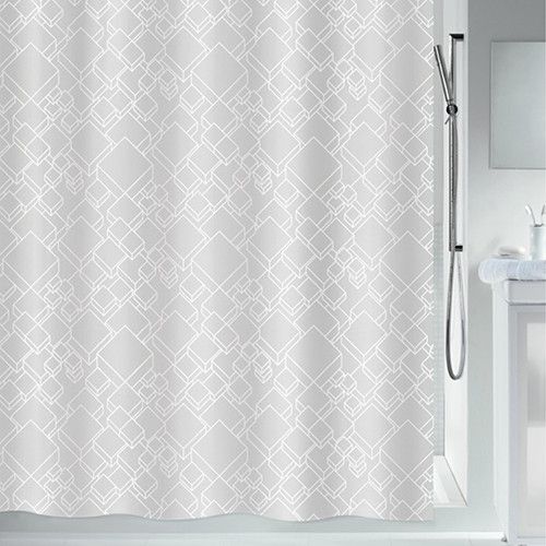 Шторка для ванной и душа Spirella Peer 180x200 см, водоотталкивающая полиэстер, 10.20618 | Зображення 1