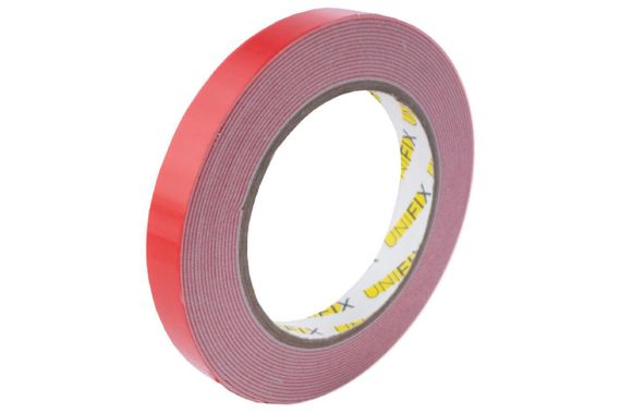 Стрічка клейка двостороння на спіненій основі 15 мм*5м біла UNIFIX PN-1505W1 | Зображення 3