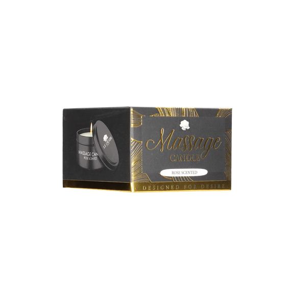 Масажна свічка - Le Desir Erotic Massage Candle Rose Scented, 100 г | Зображення 4