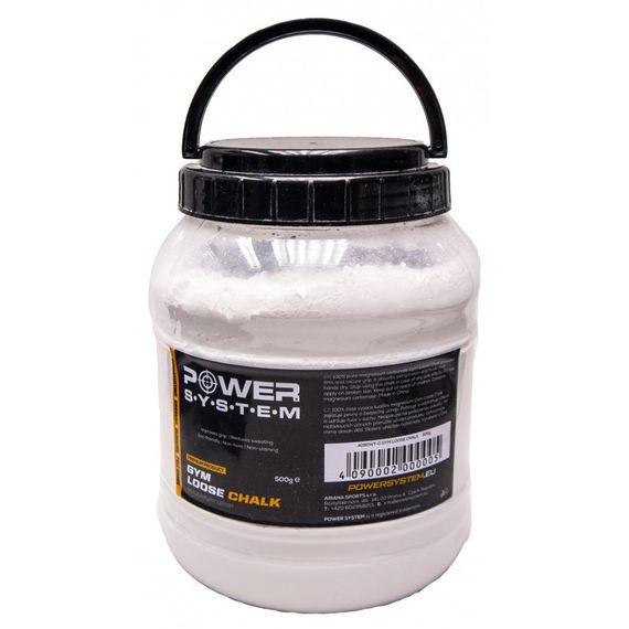 Магнезія спортивна суха PowerSystem PS-4090 Powder Chalk 500 г. | Зображення 1