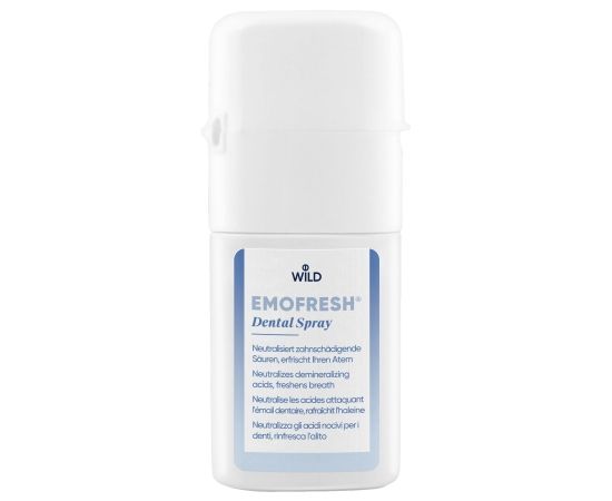 Стоматологічний спрей Dr. Wild EMOFRESH нейтралізує бактерії, освіжає подих, з фторидом, 15 мл
