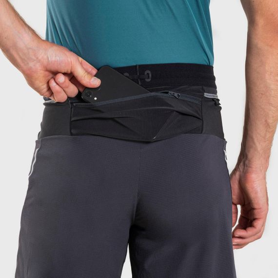 Шорти чоловічі 900 M Ultra для бігу темно-сірі - S | Зображення 4