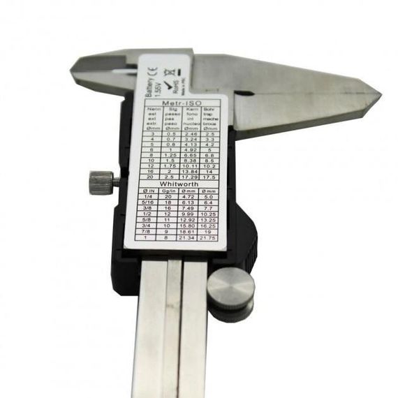 Электронный цифровой Штангенциркуль Digital Caliper 0-150 мм с LCD дисплеем в кейсе NA-163 микрометр | Зображення 5