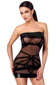 Платье Noir Handmade F359 Bondesque Off-shoulder mini dress XS
