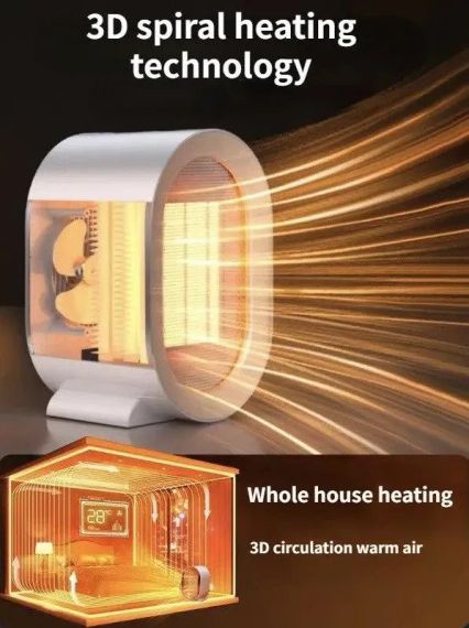 Настільний обігрівач для кімнати, Керамічний обігрівач Air Heater   знижка | Зображення 3