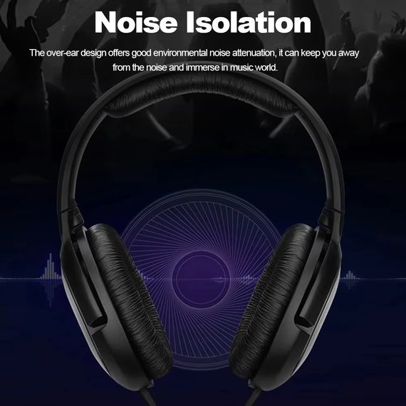 Навушники Sennheiser HD 206, 3,5 мм, з глибокими басами, шумоізольовані для iPhone, Android | Зображення 2