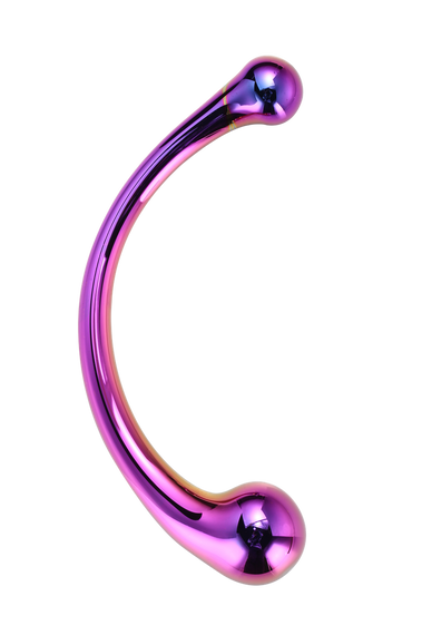 DT21835 Вигнутий скляний фалоімітатор Dream Toys GLAMOUR GLASS CURVED WAND Sex Aura