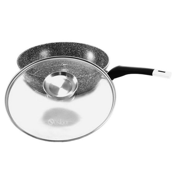 Сковорода глибока з кришкою Unique UN-5171 24 см | Зображення 2