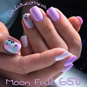 Гель-лак Moon Full Winter №650 насыщенный сиреневый 8мл