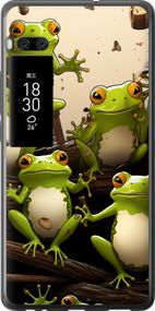 Чехол на Meizu Pro 7 Жабки "5656u-1044-17620"