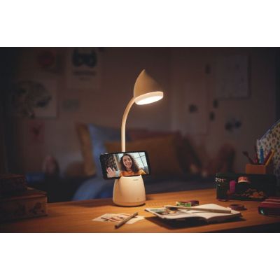 Настольная лампа Philips LED Reading Desk lamp Hat 4.5W, 3000/4000/5700K, 1800mAh (Lithium battery), білий (929003241007) (929003241007) | Зображення 1