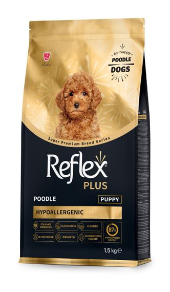 Сухий корм для цуценят породи пудель Reflex Plus Poodle Puppy, 1.5 кг | Зображення 1