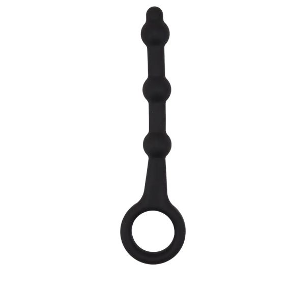 Анальная цепочка силикон Chisa Black Mont 13.5 sm черная sexstyle | Зображення 1