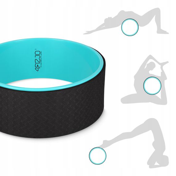 Колесо для йоги та фітнесу 4FIZJO Dharma Black/Blue (P-5907739314895) | Зображення 2