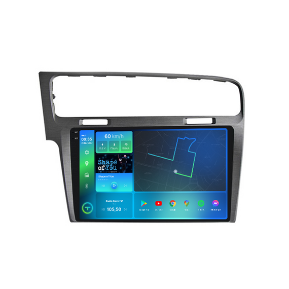 Штатна магнітола Torssen 2K VW Golf 7 grey F106128 4G Carplay DSP | Зображення 1