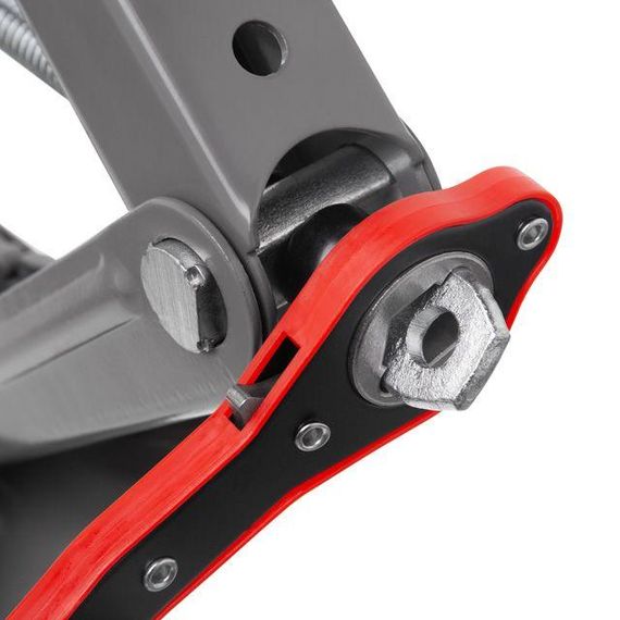 Домкрат механічний ромбоподібний 2т. з тріскачкою, гумовий упор., 110-400 мм INTERTOOL GT0185 | Зображення 7